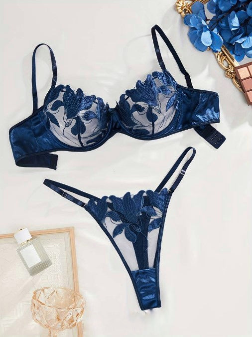 Floral Lingerie Set