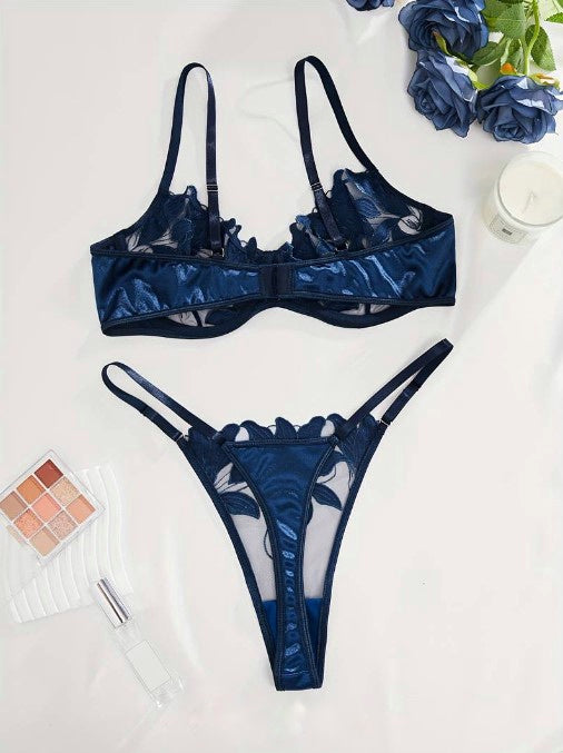 Floral Lingerie Set