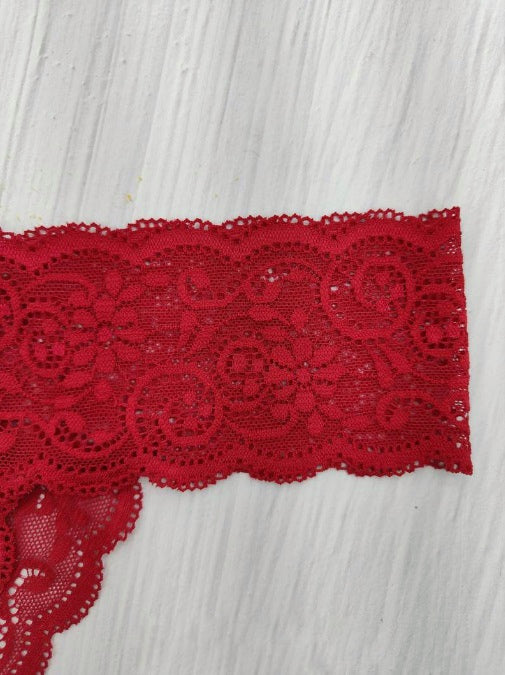 5 pcs Floral Lace Thongs