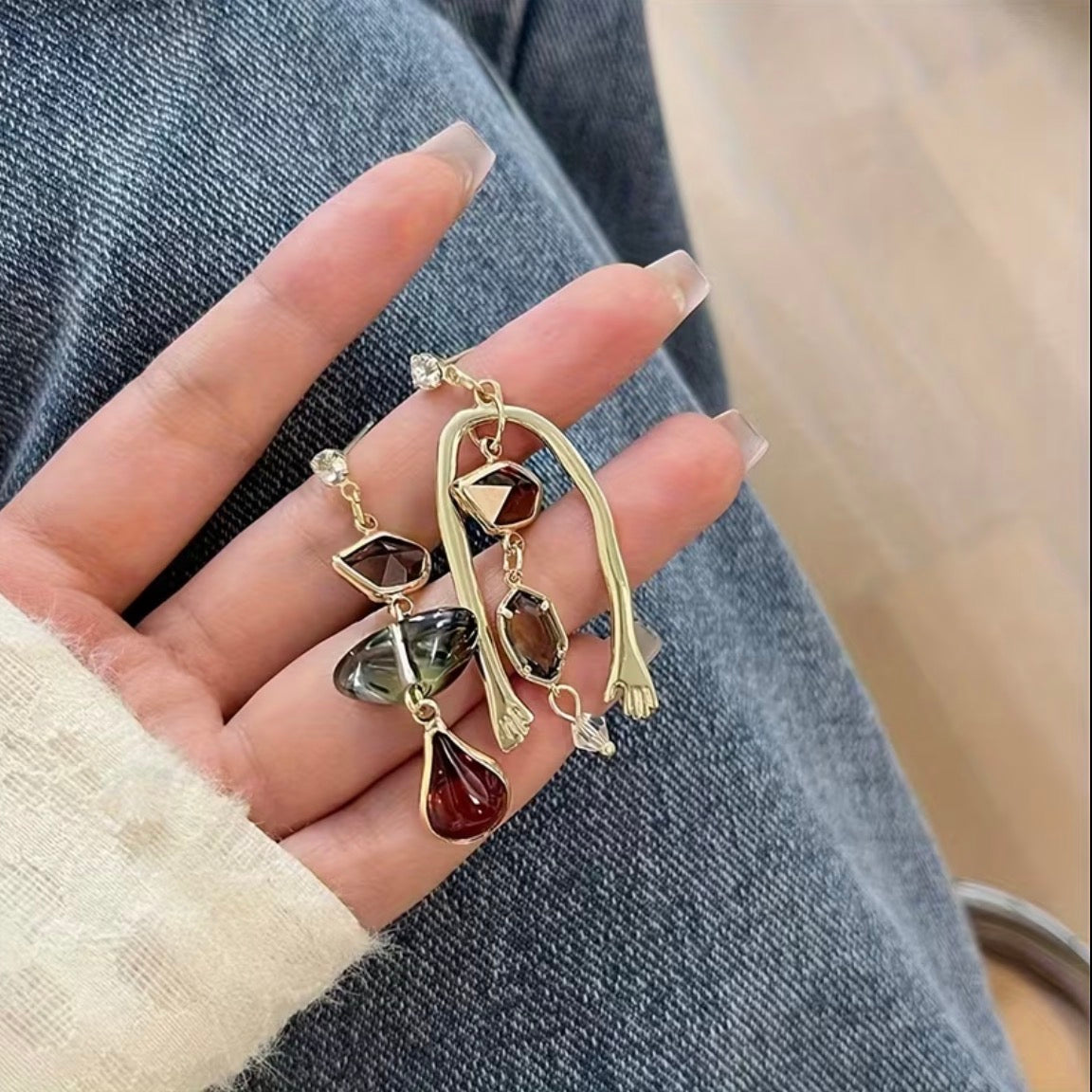 Artisan Asymmetry Earrings