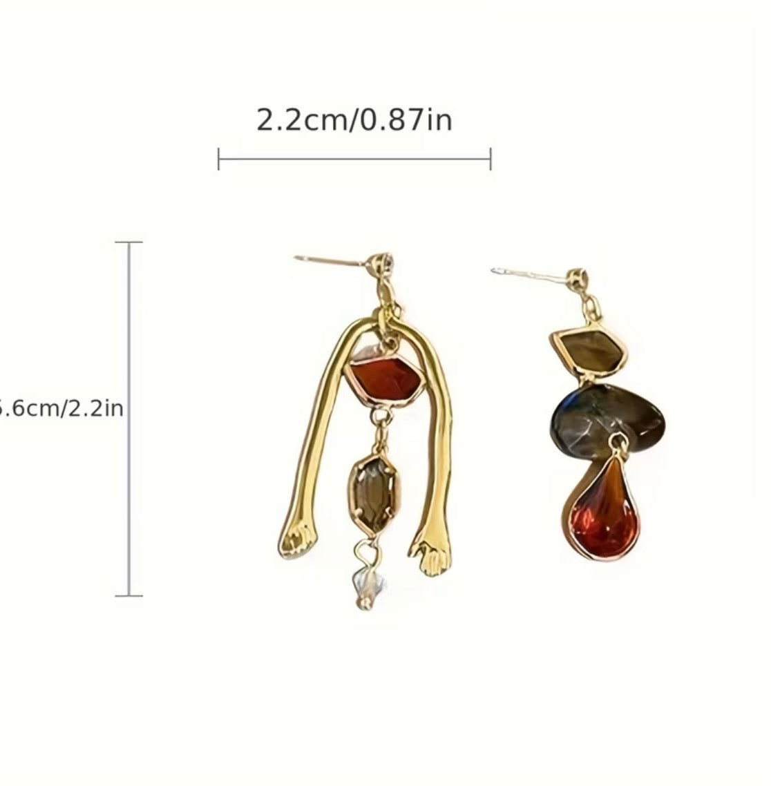 Artisan Asymmetry Earrings