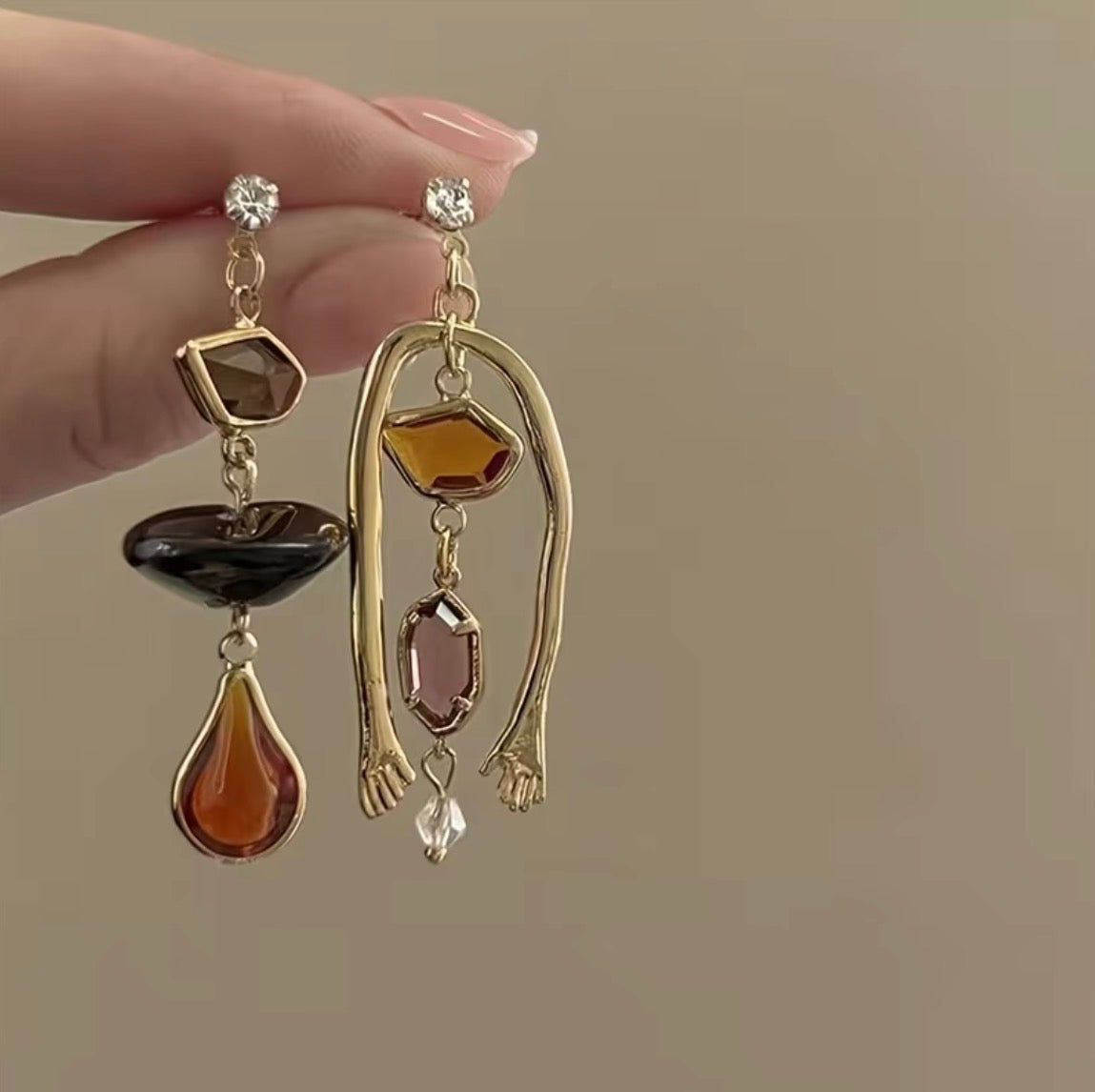 Artisan Asymmetry Earrings